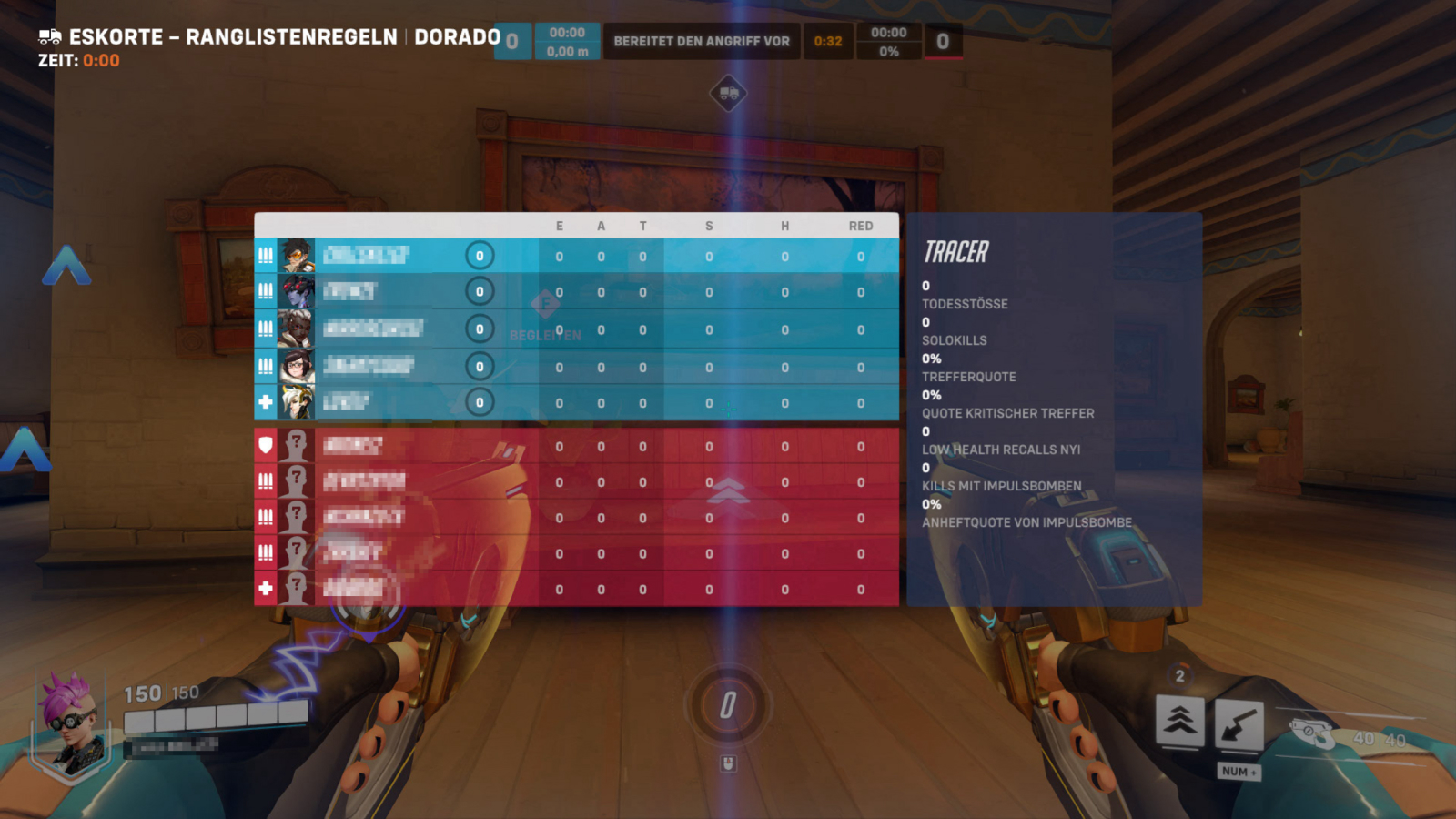 Current Overwatch 2 scoreboard state