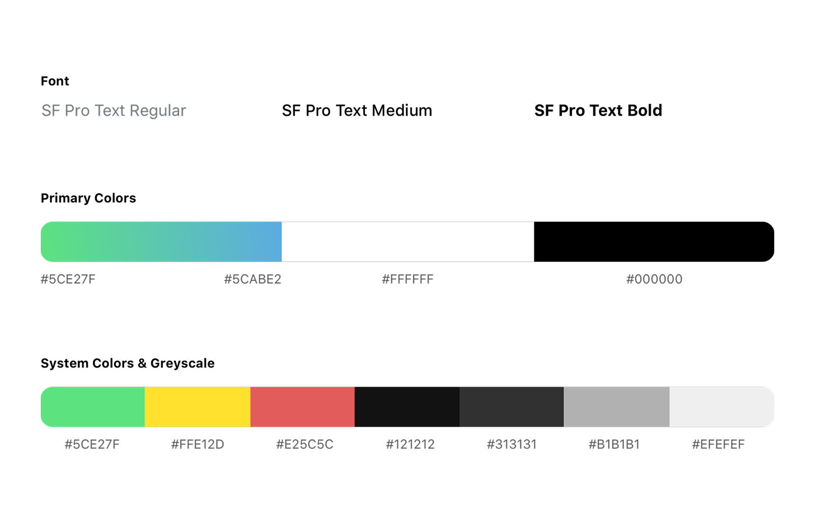 WhatsApp redesign font and color styleguide